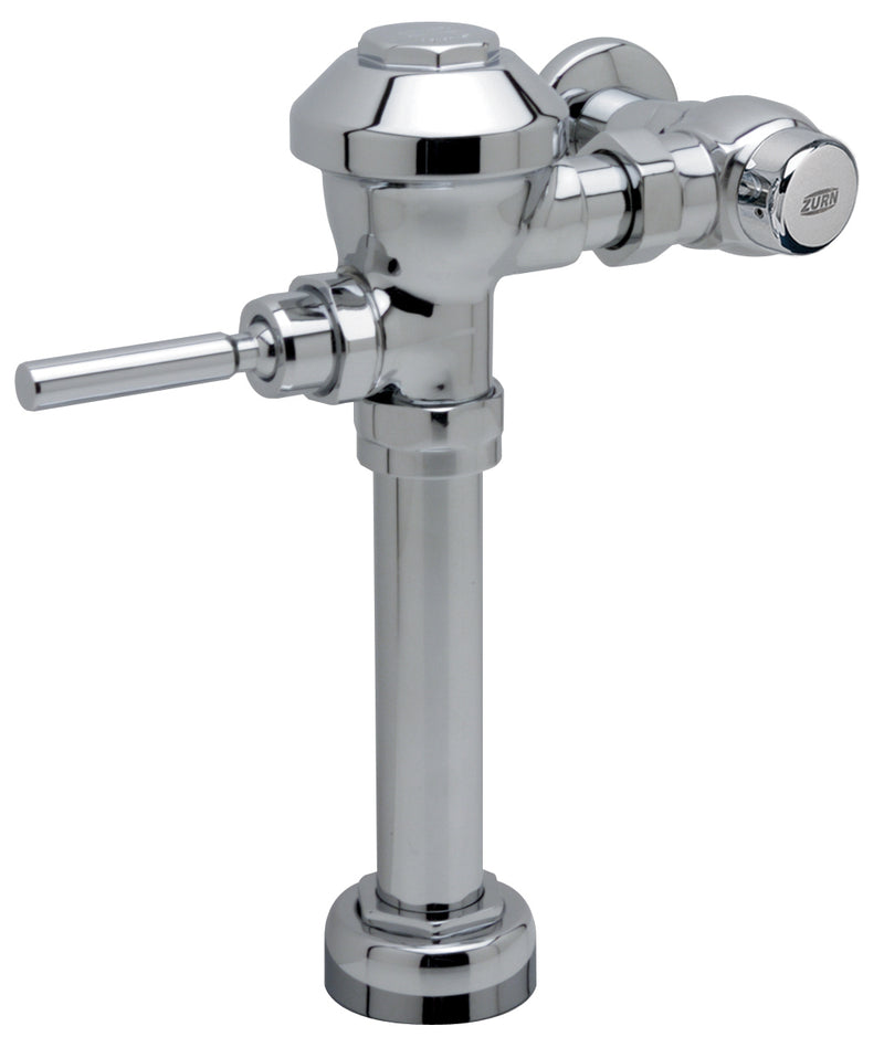 Zurn Z6000-WS1-VC-YB-YC Aquaflush Exposed Manual Diaphragm Flush Valve -1.6/1.1 gpf Dual-Flush Function, Stop Cover, and Sweat Solder Kit