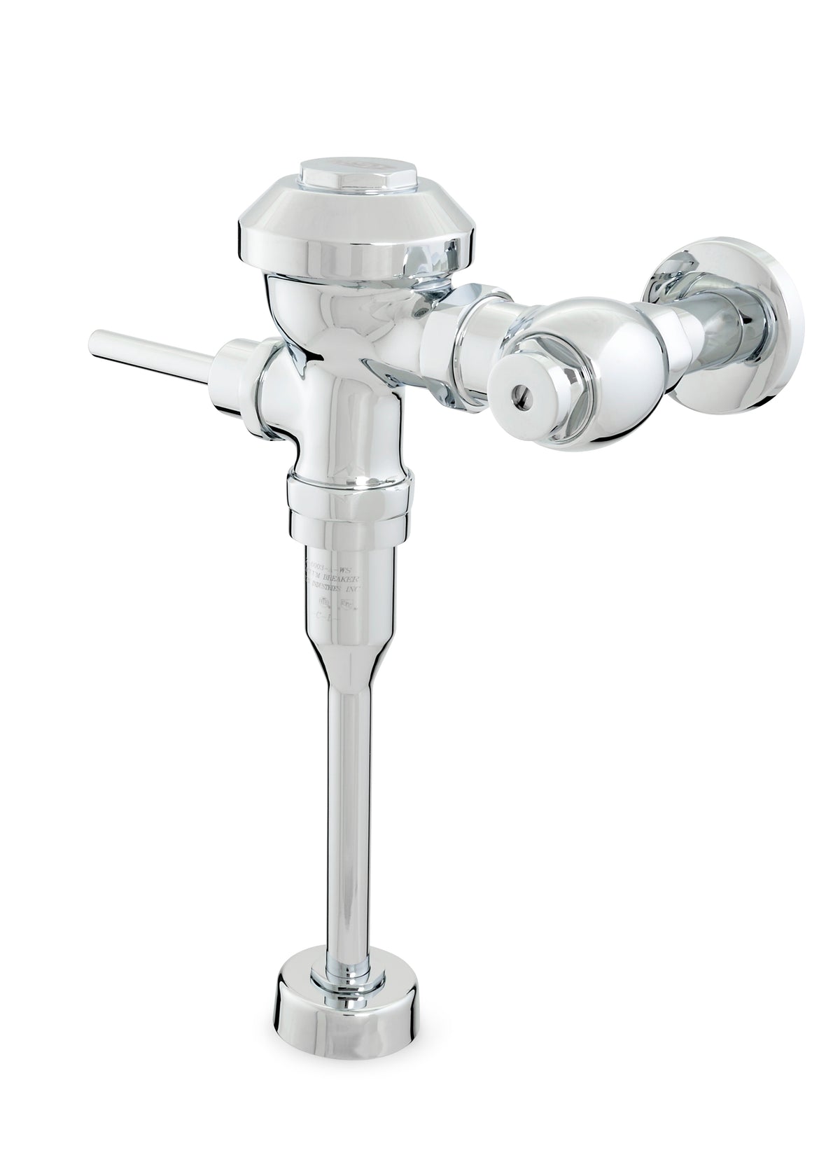 Zurn Z6003-ULF-YB-YC Aquaflush Exposed Manual Diaphragm Flush Valve with 0.125 gpf, Sweat Solder Kit, and Cast Wall Flange in Chrome