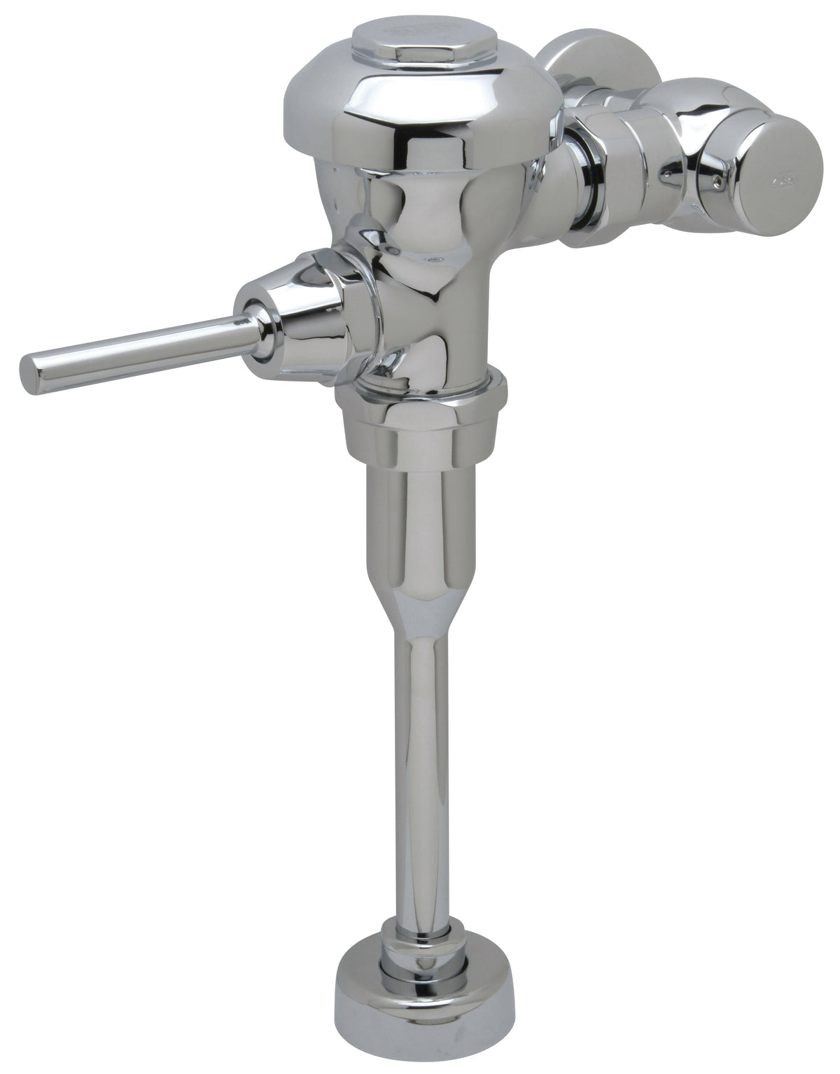 Zurn Z6003-WS1-VC-YB-YC Aquaflush Exposed Manual Diaphragm Flush Valve - 1.0 gpf, Stop Cover, Sweat Solder Kit, Cast Wall Flange in Chrome