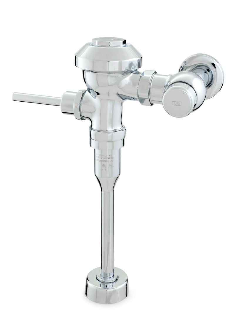 Zurn Z6003PL-EWS Aquaflush PL Plus Exposed Manual Flush Valve -0.5 gpf, Sweat Solder Kit, Stop Cap, Cast Wall Flange with Set Screw