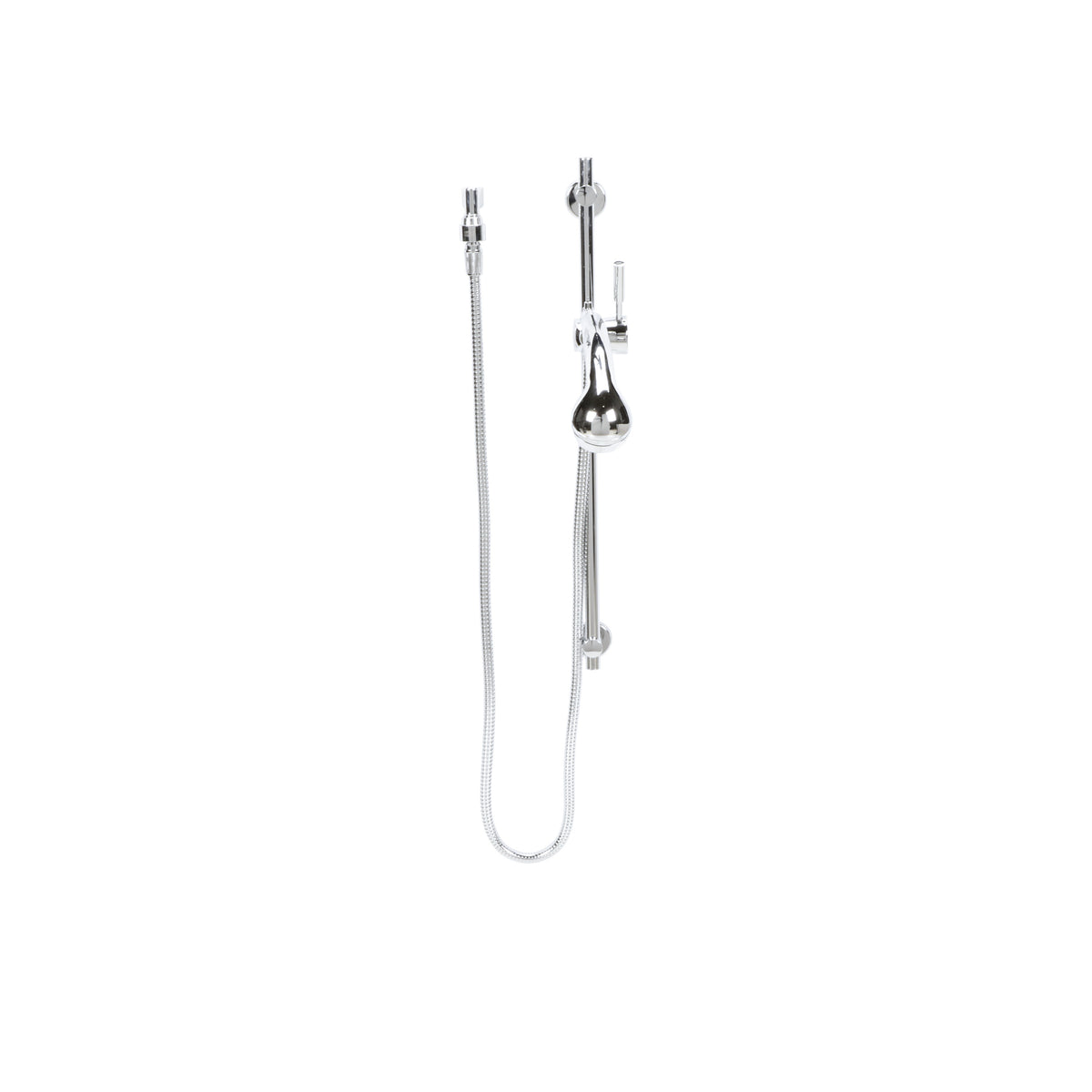 Zurn Z7000-HW16-H7 Temp-Gard Pressure-Balanced Hand Wall Shower," 24" Slide Bar, Metal Hose, 2.0 gpm Handheld Shower, Vacuum Breaker