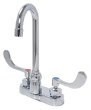 Zurn Z812A4-XL-18F FAUCET (-XL), 4" CENTERSET, 'A' SPOUT, -4 HANDLE (LEAD FREE) 18F