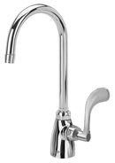 Zurn Z825B4-XL AquaSpec Laboratory Gooseneck Faucet, Single with 2.2 gpm Aerator, 5 3/8” Spout," and Wrist Blade Handle in Chrome