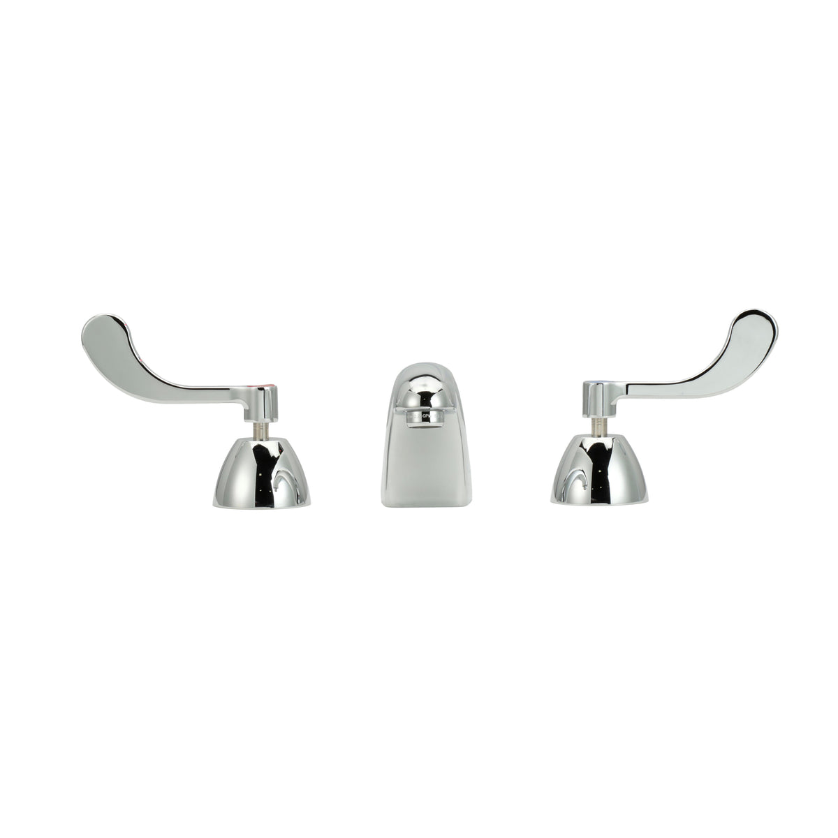 Zurn Z831R4-XL-3M AquaSpec Widespread Faucet," 5" Centerline Spout, 0.5 gpm Vandal-Resistant Pressure-Compensating Spray," 4" Wrist Blades