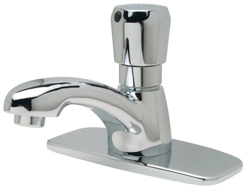 Zurn Z86100-XL-CP4-MY-3M Lead FreeSingle Basin Metering Faucet with 4" CP Cover Plate '3M'