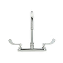 Zurn Z871C4-XL-17F -XL FAUCET, 8" KITCHEN 8" GOOSENECK SPOUT, w/ 4" WB HANDLES '17F'