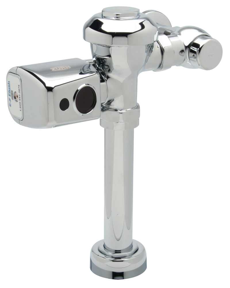 Zurn ZER6000AV-WS1-CCP AquaVantage AV ZER Exposed Sensor Diaphragm Flush Valve with 1.6 GPF and Complete Plated Plastic in Chrome