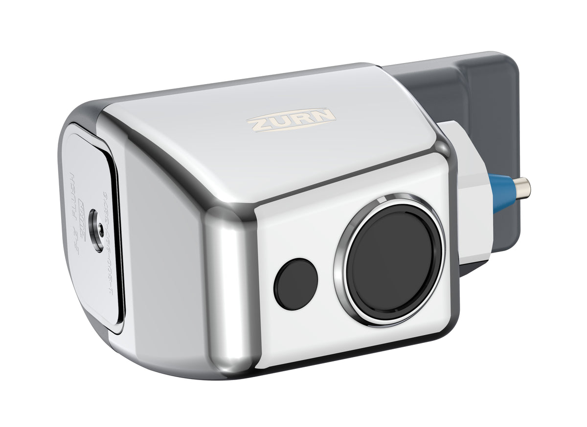 Zurn ZERK-W2 E-Z Flush Connected, Sensor Battery Retrofit Kit with Metal Cover in Chrome