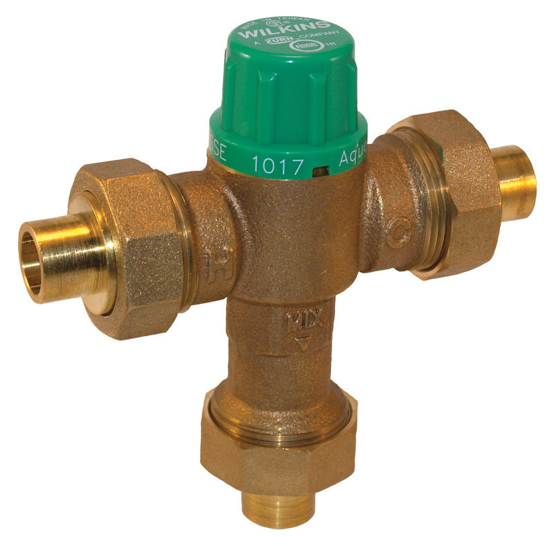 Zurn 34-ZW1017XL 3/4" ZW1017XL Aqua-Gard Thermostatic Mixing Valve Lead Free
