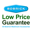 Bobrick B-3471 Combination Commercial Seat-Cover Dispenser/Toilet Paper Dispenser, Partition-Mounted, Stainless Steel