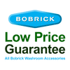 Bobrick B-2740 Commercial Double Roll Toilet Paper Dispenser, Surface-Mounted, Metal