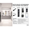 Bobrick 35903.MBLK Matte Black Paper Towel Dispenser