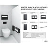Bobrick B-35139.MBLK Matte Black Surface Mount Napkin Disposal