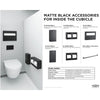 Bobrick 290-2436.MBLK (24 x 36) 290, Welded-Frame Mirrors, Matte Black, 24