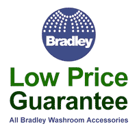 Bradley 5922-00 Commercial Toilet Paper/Seat Cover Dispenser, Recessed-Mounted, Stainless Steel