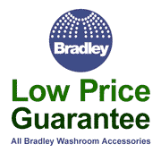 Bradley (6-3100) RLT-BS Touchless Counter Mounted Sensor Soap Dispenser, Brushed Stainless, Crestt Series