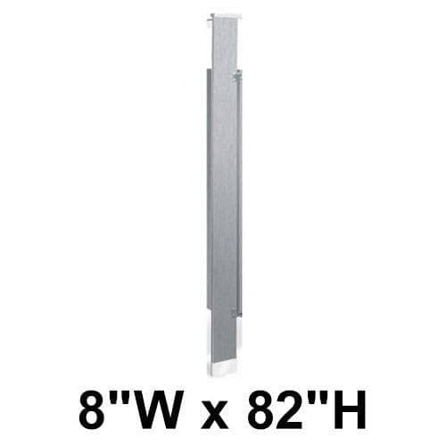 Bradley (Stainless Steel) Toilet Partition Pilaster (8