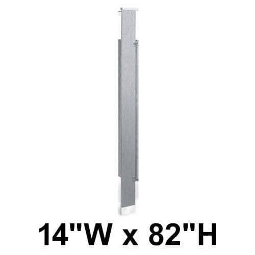 Bradley (Stainless Steel) Toilet Partition Pilaster (14
