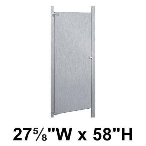 Bradley S490-28C Toilet Partition Door, 27-5/8"W x 58"H, Stainless Steel - TotalRestroom.com