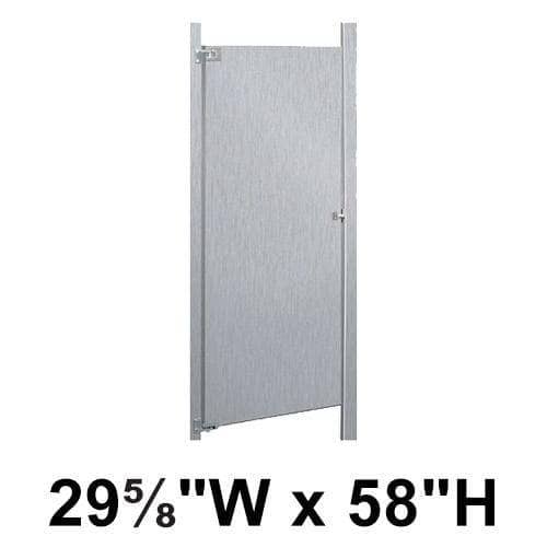 Bradley S490-30C Toilet Partition Door, 29-5/8"W x 58"H, Stainless Steel - TotalRestroom.com