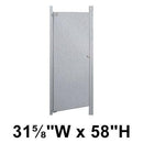 Bradley S490-32C Toilet Partition Door, 31-5/8"W x 58"H, Stainless Steel - TotalRestroom.com
