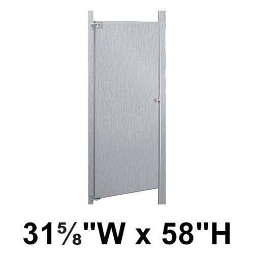 Bradley S490-32C Toilet Partition Door, 31-5/8"W x 58"H, Stainless Steel - TotalRestroom.com