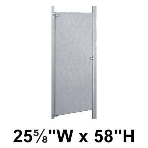 Bradley S490-26C Toilet Partition Door, 25-5/8" W x 58"H, Stainless Steel - TotalRestroom.com
