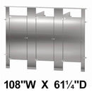 Bradley IC33660 Toilet Partition, 3 In Corner Compartments, 108"W x 61-1/4"D, Stainless Steel - TotalRestroom.com