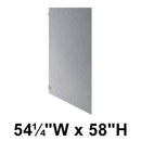 Bradley S440-57C Toilet Partition Panel, 54-1/4"W x 58"H, Stainless Steel - TotalRestroom.com
