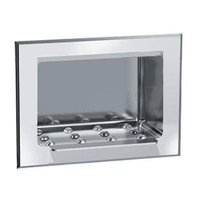 ASI 0401, Heavy-Duty Soap Dish, Recessed Surface-Mounted, Stainless Steel - TotalRestroom.com