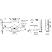 ASI 9012 Baby Changing Station, Surface-Mounted, Plastic - TotalRestroom.com