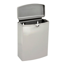 ASI 20852 Commercial Restroom Sanitary Napkin Disposal, Roval-Surface-Mounted, Stainless Steel