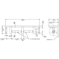 ASI 0697-GAL Commercial Toilet Paper Dispenser/Shelf, 5