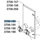 Bobrick 3706-192 25 Cent Napkin Bezel Kit Repair Part