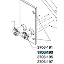 Bobrick 3706-193 Tampon Bezel Assy 50 Cent Repair Part