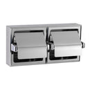 Bobrick B-6999 Commercial Toilet Paper Dispenser w/ Hood, Surface-Mounted, Stainless Steel w/ Bright-Polished Finish