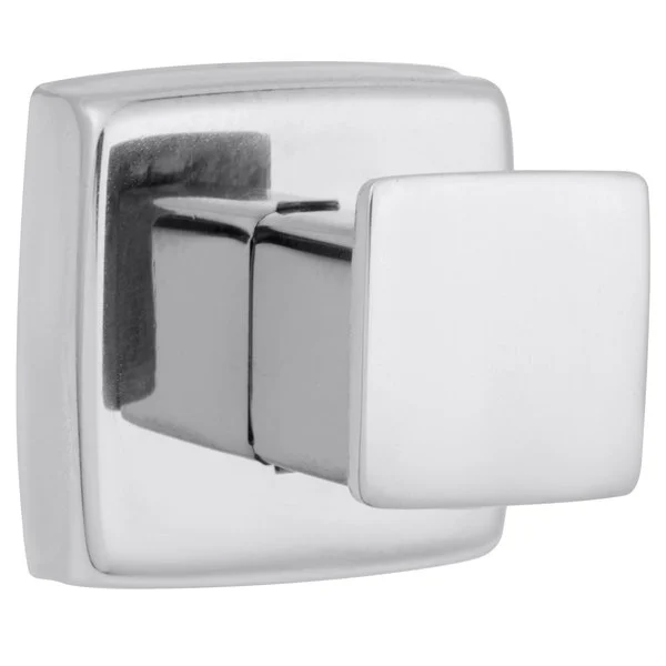 Bobrick B-671 Commercial Single Robe & Coat Hook, Stainless Steel w/ Satin Finish