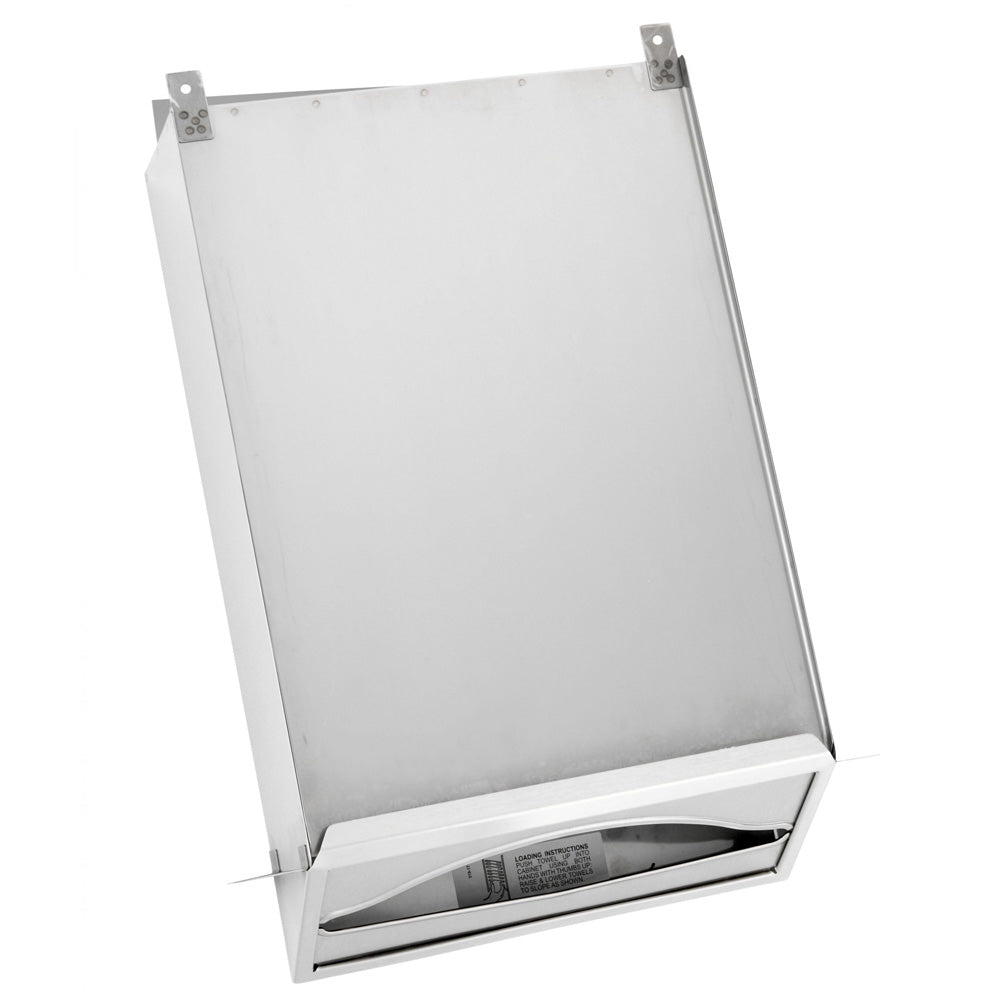 Bobrick B-318 Commercial Paper Towel Dispenser, Surface-Mounted, Stainless Steel
