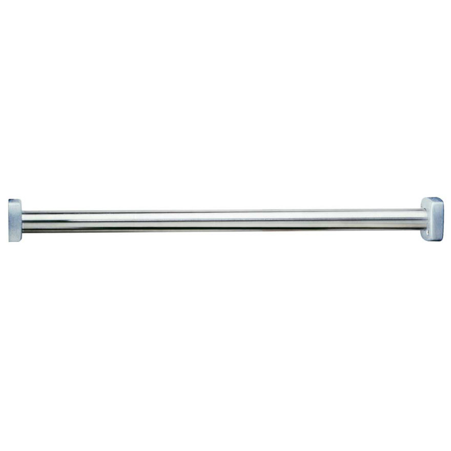 Bobrick B-6107x72 Heavy-Duty Shower Curtain Rod, 72" Length, Stainless Steel