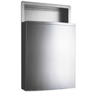Bobrick B-43644 Commercial Restroom Sanitary Waste Bin, 12.8 Gallon, Recessed-Mounted, 15-7/8