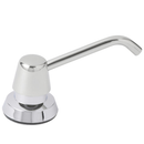 Bobrick B-8221 Commercial Liquid Soap Dispenser, Countertop Mounted, Manual-Push, Stainless Steel - 4" Spout Length