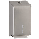 Bobrick B-272 Commercial Toilet Paper Cabinet, Surface-Mounted, Stainless Steel