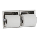 Bobrick B-697 Commercial Toilet Paper Dispenser, Recessed-Mounted, Stainless Steel w/ Bright-Polished Finish