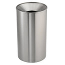 Bobrick B-2400 Commercial Restroom Large-Capacity Waste Bin, 33 Gallon, Free-Standing, Stainless Steel