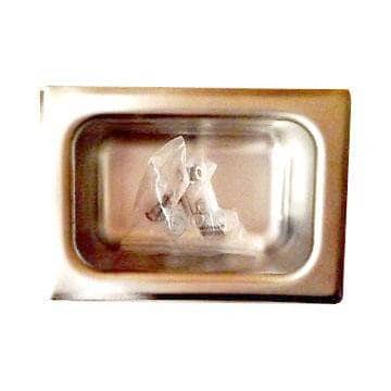 Bradley S30-066 Commercial Bar Soap Dish, Wall Mounted, Stainless Steel