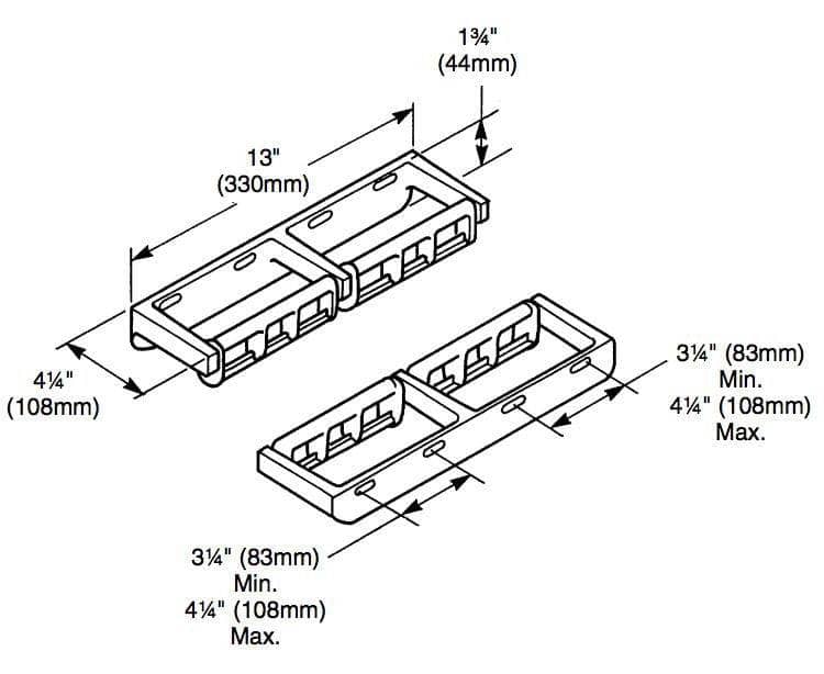 Bradley 5241-50 Commercial Toilet Paper Dispenser, Surface-Mounted, Aluminum - TotalRestroom.com