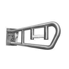 Bradley 8370-103000 Commercial Grab Bar w/ Tissue Dispenser, 1-1/2" Diameter x 29" Length, Stainless Steel - TotalRestroom.com