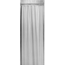 Bradley 9537-487200 Commercial Shower Curtain, 72" Length, Vinyl w/ Microban Coating