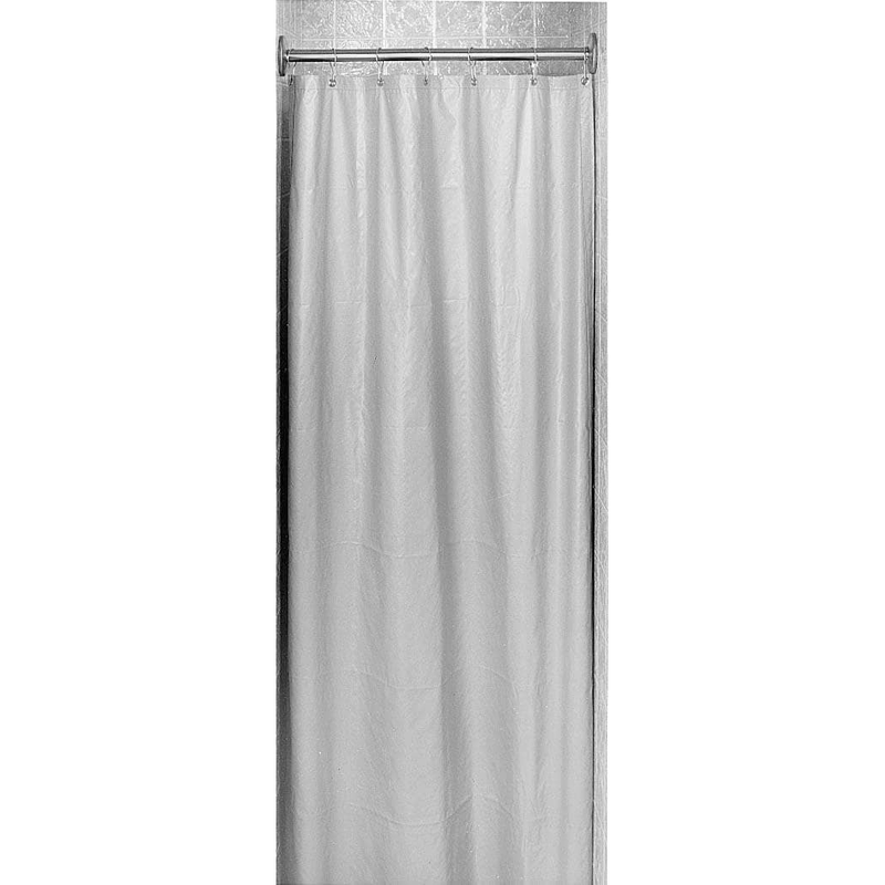 Bradley 9537-427200 Commercial Shower Curtain, 42" Length, Vinyl w/ Microban Coating