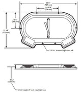 Koala Kare KB112-01CT Countertop Baby Changing Station, Surface Mount - TotalRestroom.com